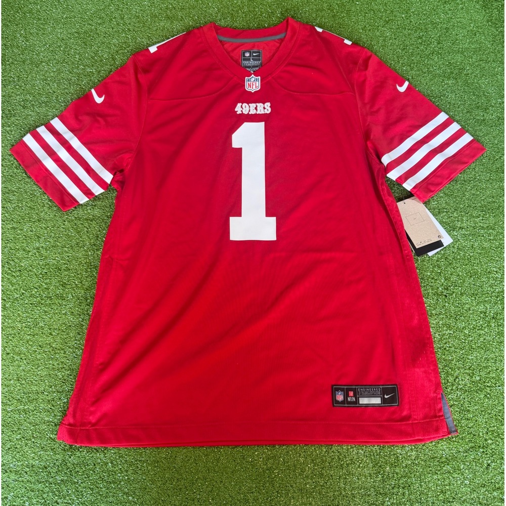 Nike NFL Deebo Samuel Sr San Francisco 49ers #1 Red Jersey Mens XXL New